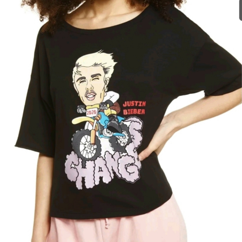 Justin Bieber T-shirt Women's Small 2020 Changes Tour